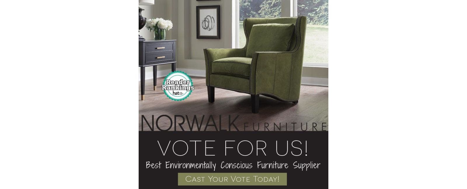Norwalk Furniture Nominated for best environmentally concious furniture supplier